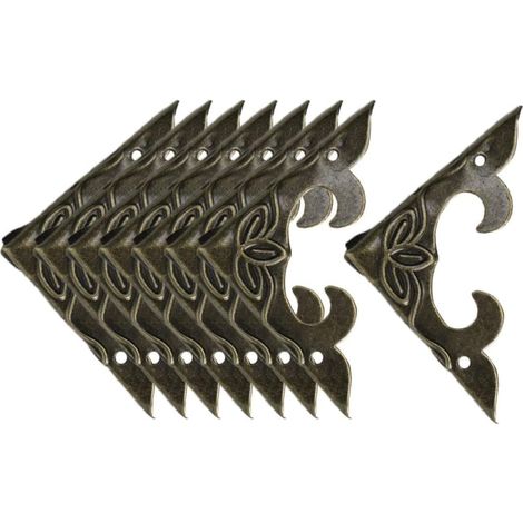 XYWHPGV Protections d'angle en métal bronze pour meubles (1/5)