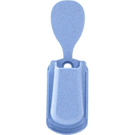 Supporto da parete per cucchiai da minestra, cucchiai da riso, forchette, porta-cucchiai, ventosa, utensile da cucina per la casa (1/5)