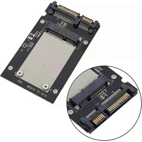 MSATA SSD auf 25-Zoll-SATA-Konverterkarte, Computerübergangskarte (1/4)
