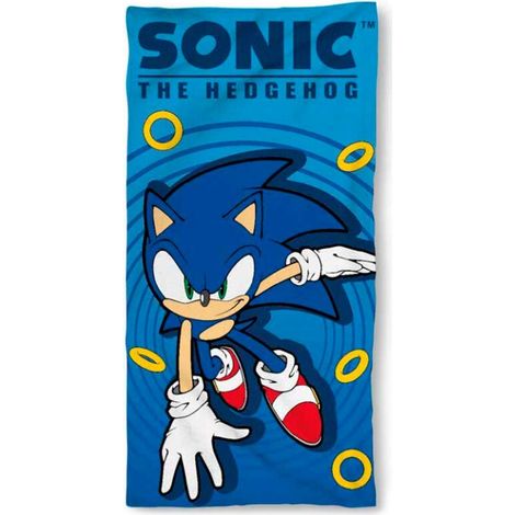 Asciugamano da spiaggia in microfibra Sonic The Hedgehog