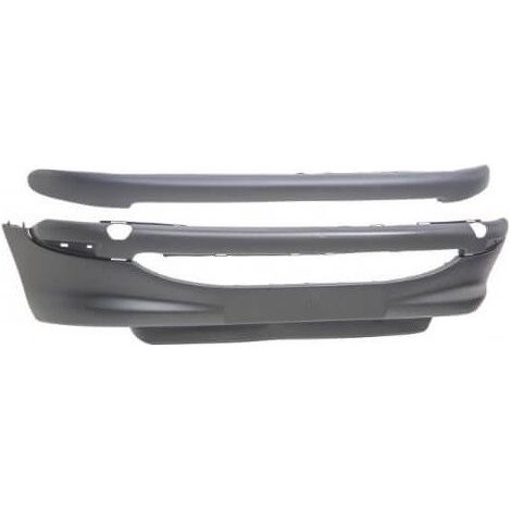 Pare-choc avant gris avec moulure Peugeot 206 1998-2009