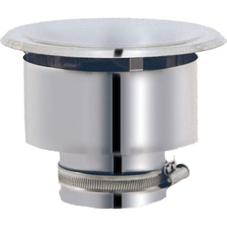 Joncoux – Chapeau déflecteur anti-refouleur pour fumisterie – Diamètre 80 mm – Anti-volatile – Pour espaces confinés