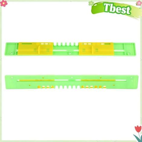 Tbest Garde coulissante de porte d'abeille Protections coulissantes pour porte d'abeille, 2 animalerie 37,5 cm / 14,8 pouces (1/4)