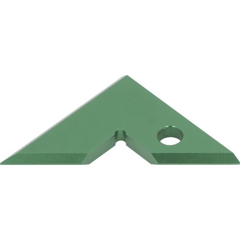 Équerre de charpentier 45 90 degrés positionnement précis règle triangulaire en alliage d'aluminium outil de mesure d'angle pour table de scie vert (1/5)