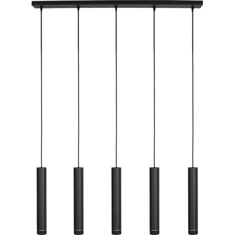 Mexlite - lámpara colgante - DownLume - negro - metal - gran