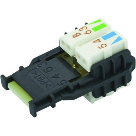 Telegärtner 100020636 MANAGER CONDUTTORE MFP8 T568A PER AWG26/1-AWG24/1, AWG27/7-AWG24/7 100020636 Spina Argento 1 pz.