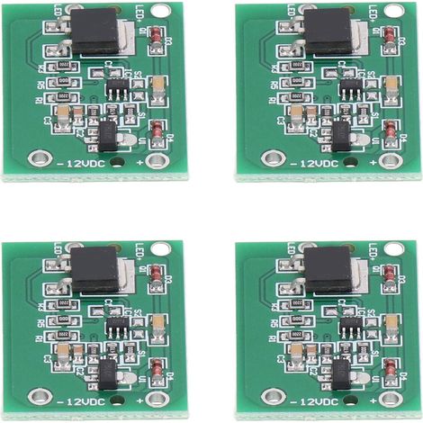 10PCS Interrupteur Tactile Capacitif 12V Module à Verrouillage avec Câbles pour Ruban LED Lumière (1/5)