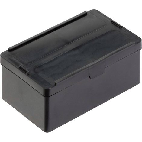 Alutec 1308.050 antistatique (ESD) Bac à charnière ESD (l x H x P) 136 x 55 x 87 mm noir 1 pc(s) (1/2)