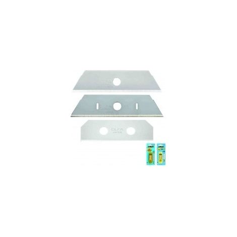 5er-Set „SKB-2/5B“ Trapezklingen für Standardarbeiten, 17,5 mm breit, silberfarben