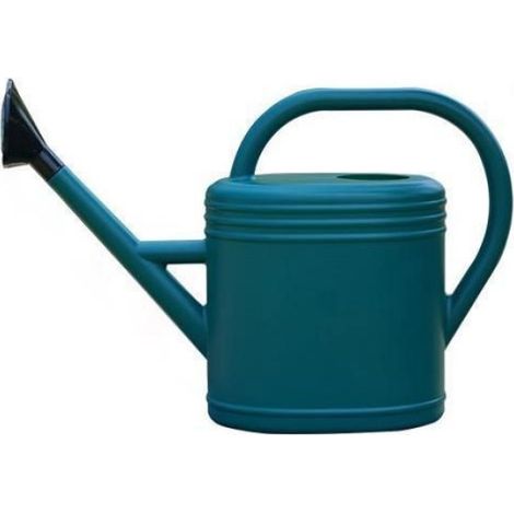 Arrosoir - Ovale - 3 Litres - Pomme Arrosage Rotative 360° - Métal Vieilli Vert - Pour Plantes Intérieur Et Extérieur - 1 Pièce (1/3)