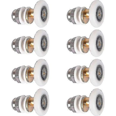 Ersatzrollen für Schiebetüren in der Dusche (8 Stück, 23 mm) (1/5)