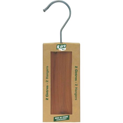 KPRO - Mites cintres en bois de cèdre Kpro Vert X2 (1/5)