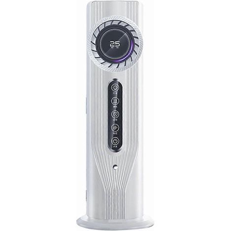 Schlafzimmer-Turmventilator, leiser USB-Wasserkühlungsventilator, tragbar, A-Weiß