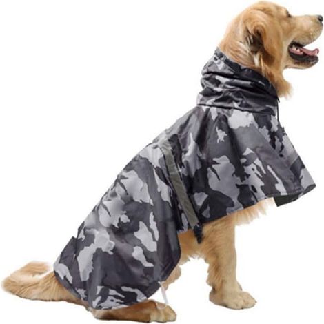 Chaleco Impermeable Para Perro - Reflectante - Ligero Y Transpirable - Para Razas Medianas Y Grandes - Talla XXL