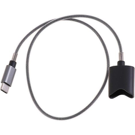 Type C Interface Charging Cable for 45cm (Gray Type-C)-- (1/5)