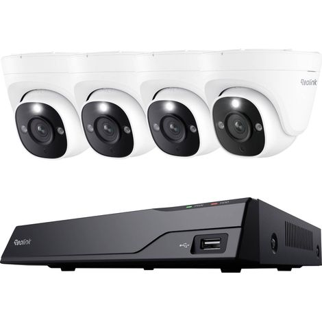 Reolink NVS8-12MD4 Kit Caméras Surveillance Noir 8MP (1/5)
