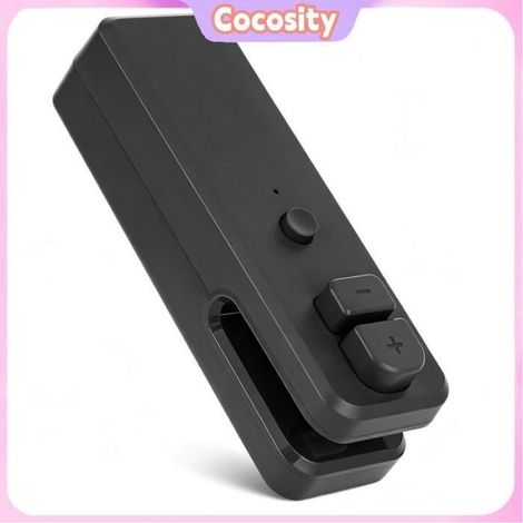 Cocosity Mini machine de scellage de sacs en plastique Mini Machine à sceller les sacs en plastique, chargement moto pack Noir (1/5)