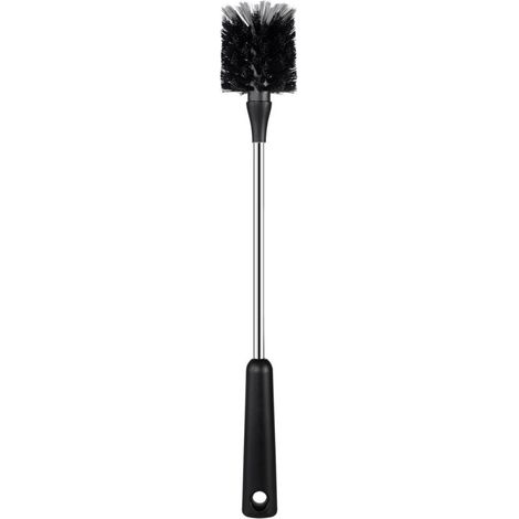 Goupillon - Manche Acier Inoxydable 304 - 38 Cm - Pour Bouteilles Vins Cafetières Théières - 1 Pièce (1/5)