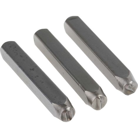 Kit de poinçons de gravure RS PRO, (0 9) x 9 pièces ( Prix pour 1 )