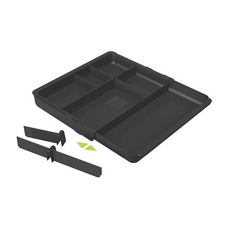 Organiseur de tiroirs plastique Exacompta noir (1/4)