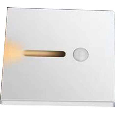 LED Motion Sensor Night Light, Small ABS Induction Lamp for Bedside, Hallway, White (1/5)