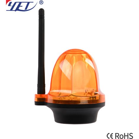 Feu clignotant LED d’alarme 12V 24V 220V – Lumière stroboscopique sans fil pour portail et garage – Fréquence 433 MHz – Étanche IP65 – M-E (1/5)