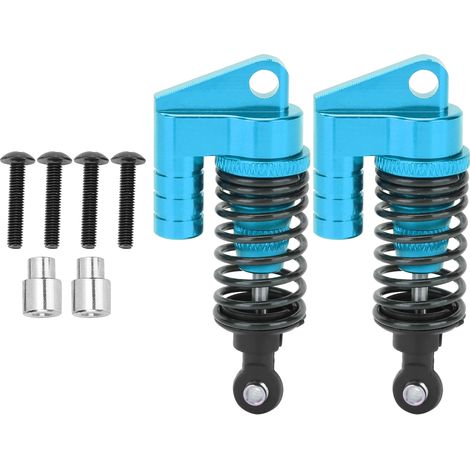 Amortisseur Métallique RC - Pour Voiture Télécommandée 1/10 - Compatible Lotra Traxxas Tamiya Axial - 2 Pièces (1/5)