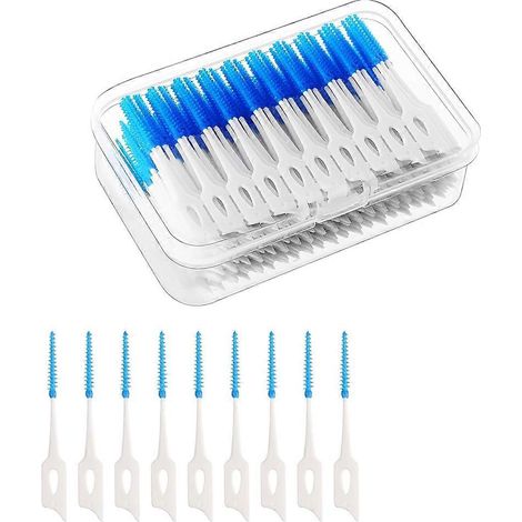 220 brossettes interdentaires en silicone pour le nettoyage des dents (1/5)