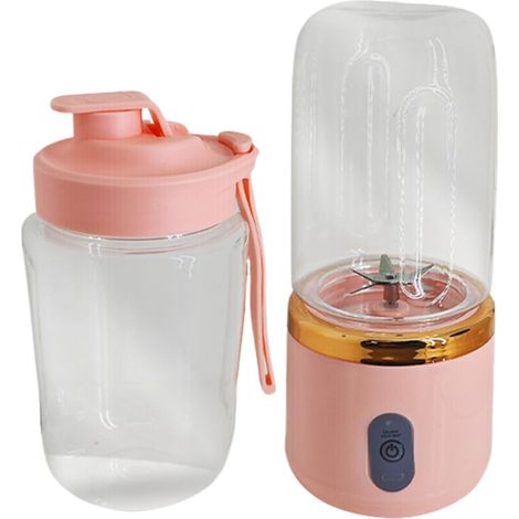 Extracteur jus électrique portable, tasse cuisine rechargeable sans fil, fruits maison sport voyage (1/5)