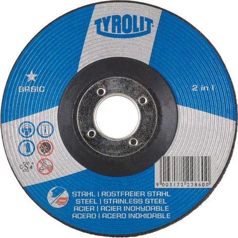 TYROLIT disco repasar 178622.2 222863 tyrolit , Disco Repasar 178x6x22,2 222863 de la marca Tyrolit.