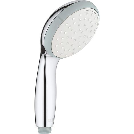 Pommeau de douche TuseRxln - Douche effet pluie - 2 jets (pluie et jet puissant) - Monobloc - Convient aux salles de bain modernes et à basse pression (chrome) (1/3)
