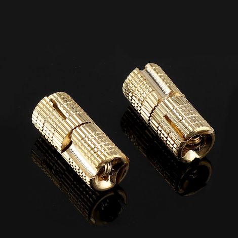 4 Pièces Charnière à Pivot en Laiton pour Meuble, Boîte Cadeau, Angle d'Ouverture 180°, 8mm