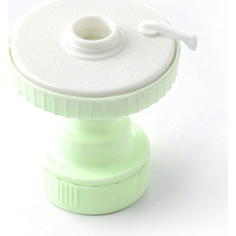 Pommeau de douche de cuisine à deux modes de pulvérisation réglables, filtre et pulvérisateur économe en eau (vert) (1/5)
