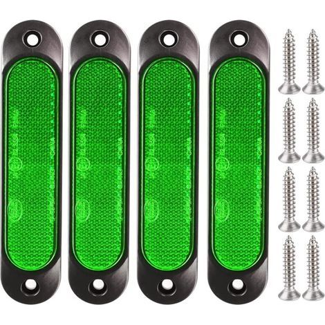 4pcs Vert 12V-24V Marqueur Latéral Avant 27 LED Remorque Camion, Marqueur LED Arrière Remorque Parking Clignotants pour Camion, Bus, Bateau, Rv, Camions, SUV, UTV (1/5)