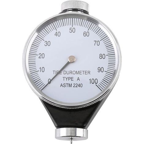 Duromètre Testeur de dureté pour Pneus Caoutchouc Verre Résine Cuir Modèle A/O/D Cadran 0-100(Modèle A) (1/5)