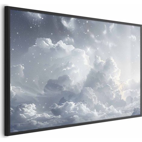 Poster – Astraler Frieden: Sterne verstreut über den zarten Wolken (1/4)
