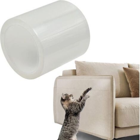 Ruban Anti-Rayures pour Chats, Protecteur de Rayure Chat Protection Film adhésif Ruban Transparent Anti-Griffes - avec Tampon Autocollant Transparente Porte, Meubles Mur (20300cm) (1/5)