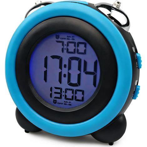 Réveil de table numérique avec double alarme et bouton snooze – Parfait pour les professionnels et les familles (1/5)
