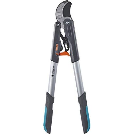 Gardena Troncarami a cricchetto Comfort SmartCut: Troncarami con Taglio a Incudine, con meccanismo a cricchetto a 4 stadi, Lame di precisione (8773-20) (1/4)