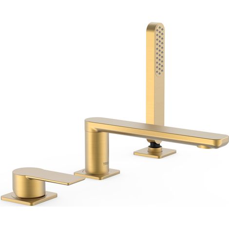 GRIFO MONOMANDO PARA BORDE DE BAÑERA · CON MANETA
