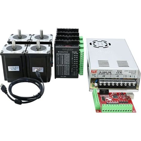 Moteur Pas à Pas, Couple Élevé, Contrôle Précis, 4kit 57HS100, DM542-a (1/2)