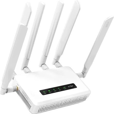Router gateway, Wi-Fi 6, connettività Dual-SIM, antenne rimovibili, GL-X3000 (1/2)