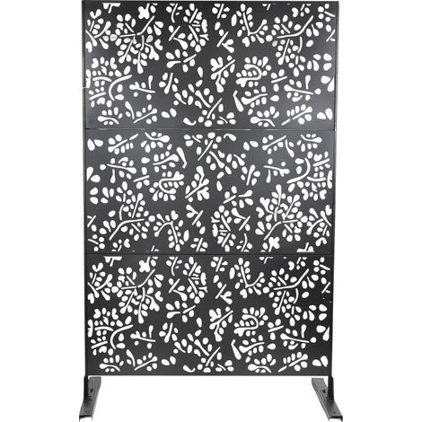 Panneau Occultant Extérieur en Métal Décoratif 120 x 40 x H 193 cm - Livraison gratuite