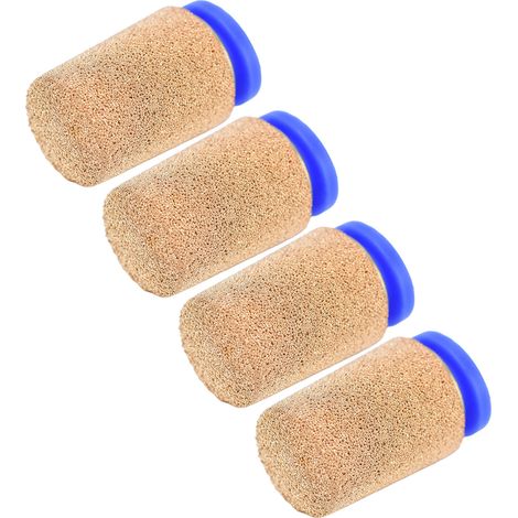 PSF-8 Pneumatikschalldämpfer, 4-teiliger Geräuschreduzierer-Abluftfilterschalldämpfer für Druckluft, Edelstahlanschluss, Schnellbefestigung. (1/5)