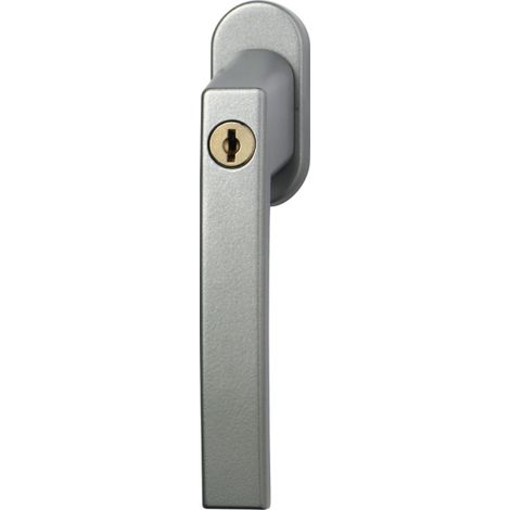 Abus Fenstergriff FG210 silber Griff abschließbar Fensterklinke mit Schloss (1/3)
