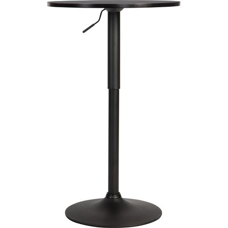 Stehtisch Lamoni schwarz/schwarz rund