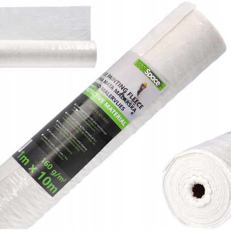 Tapis de peinture autocollant 1 m/10 m 160 g/m²