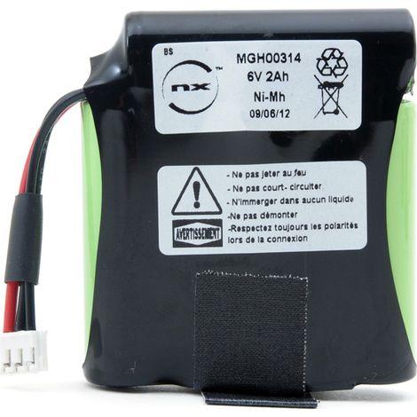 NX - Batterie NiMH 5x AA NX 5S1P ST1 6V 2000mAh JST (1/3)