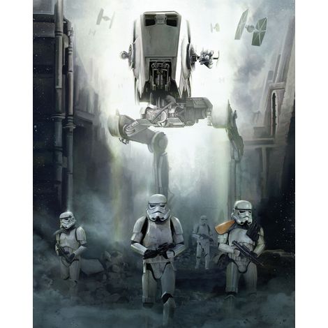 Papier peint panoramique moderne Star Wars Imperial Forces (1/3)