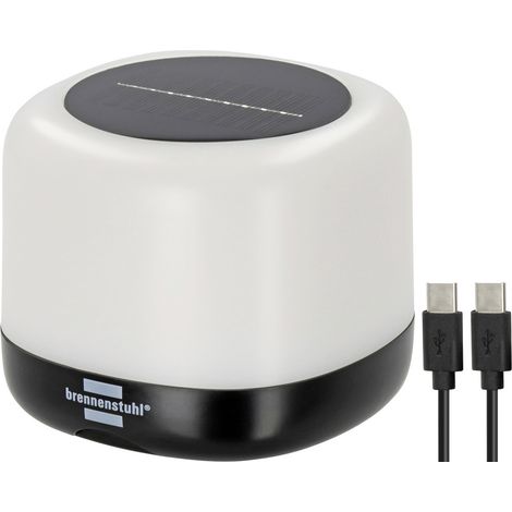Brennenstuhl 1173740009 RGB GL 100 ASR LED Camping-Leuchte  340 lm akkubetrieben, solarbetrieben 0.4